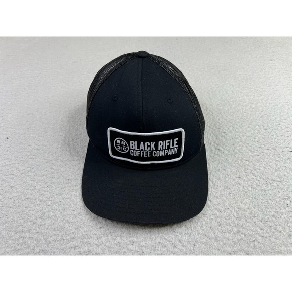 Richardson Other - Black Rifle Coffee Company Hat Cap Snap Back One Size Black Mesh Trucker Mens